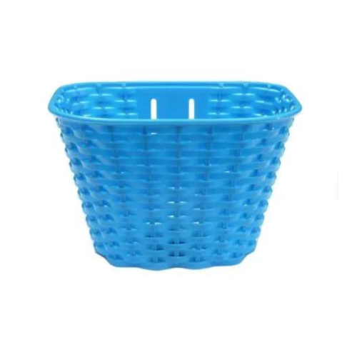 Basket - Plastic, Front for 16-20" bikes with bracket and fitting set in Blue