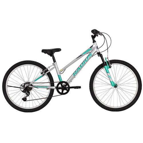 Radius Lynx 24" MTB - Silver/Turquoise/Charcoal