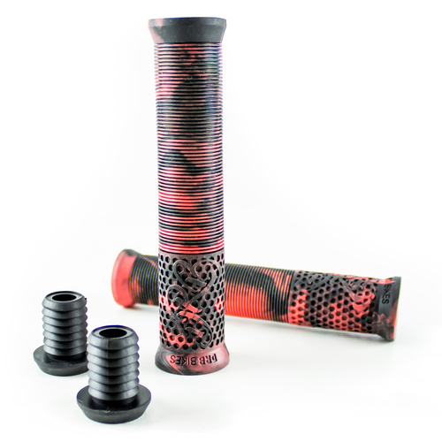 DRB Honey BMX Grips - Red/Black