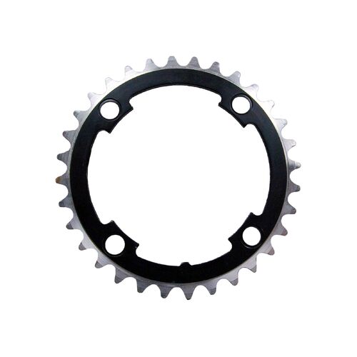 DRS Hi Tech 104 BCD 4 Bolt Chainring Black