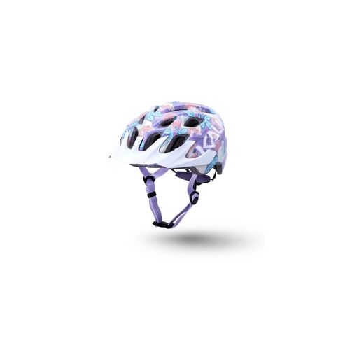 Kali Chakra Youth Helmet - Flora Gloss Purple (52-57cm)