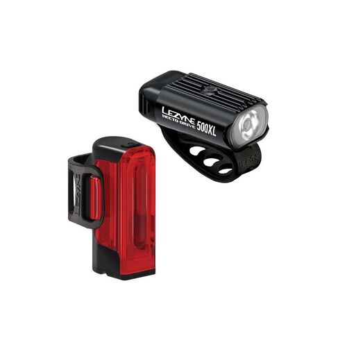 Lezyne Hecto & Strip+ Drive Pair - 500 Lumen Front & 300 Lumen Rear