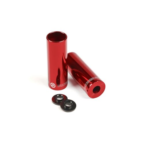 SALT AM Steel Axle Peg Set - 10-14mm adjustable - Red