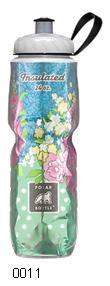 Polar Insulated Water Bottle - 700ml - Secret Garden