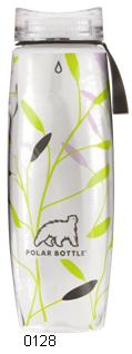 Polar Ergo Insulated Water Bottle - 650ml - Graphic Leaves