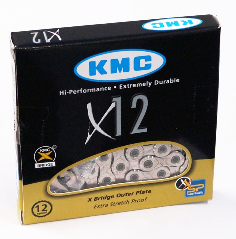 KMC X12 12 Speed Chain - 126L - Silver