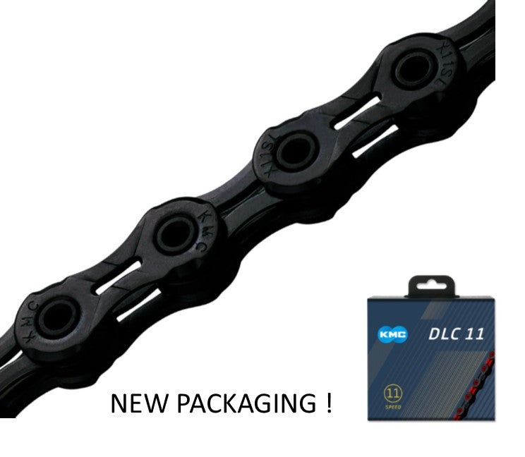 KMC DLC11 11 Speed Chain - 118L - Black