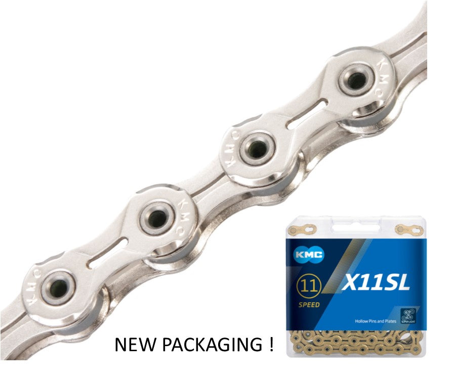 KMC X11SL 11 Speed Chain - 118L - Silver