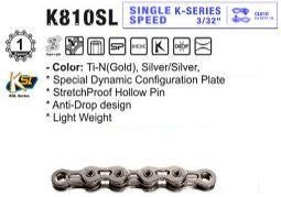 KMC K1SL Single Speed Chain - 3/32" - Silver