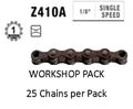 KMC S1 Single Speed Chain - 112L - Brown (Workshop Box of 25)