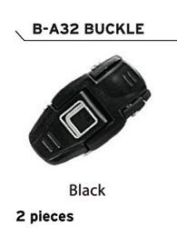 Buckle for FLR Shoes - Black - Bag of 2