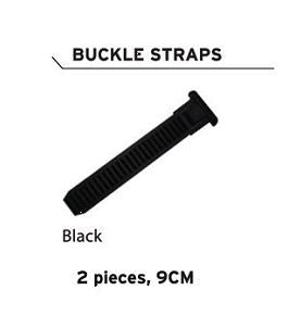 Buckle Straps for FLR Shoes - 9cm - Black - Bag of 2