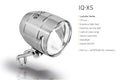 Busch & Muller E-Bike Connected Alloy Front LED Light - IQ-XS - 70 Lux - Silver