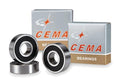 Cema Sealed Hub Bearing 6001LLB - 12 x 28 x 8mm (Sold Individually)