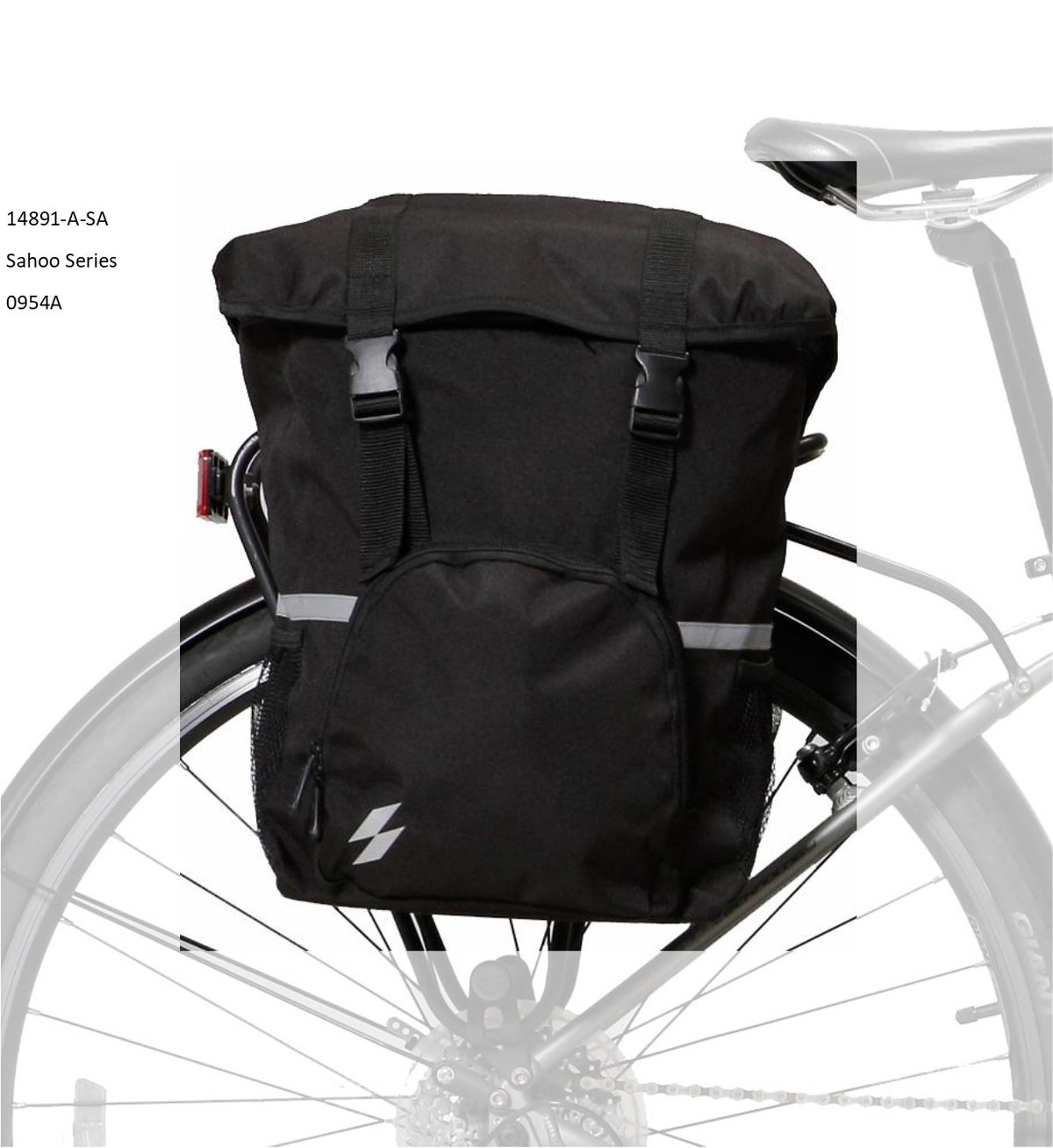 Sahoo Single Pannier Bag - Water Resistant - 15L