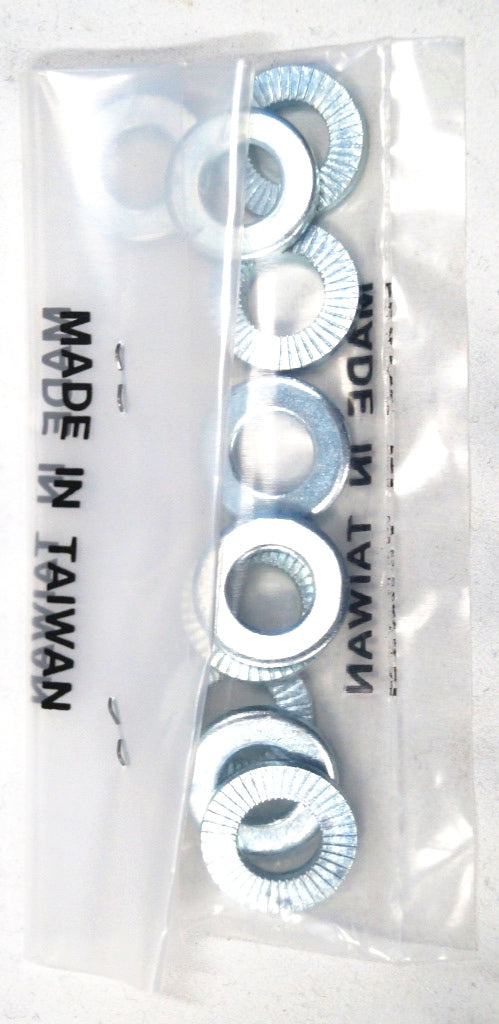 Knurled Washer - 10mm ID x 18mm OD (Bag of 10)