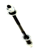 3/8" x 26T x 180mm Rear Axle with Cone & Nut