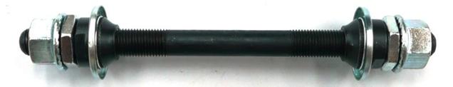 BMX Front Axle - 3/8" x 155mm - Silver