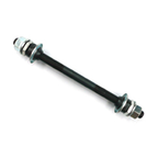 Chromoly Rear BMX Axle - 3/8" x 26T x 165mm with Cone & Nut