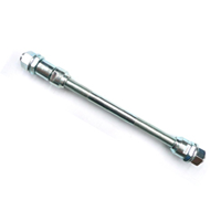 3/8" x 26T x 185mm Rear Axle with Cone & Nut