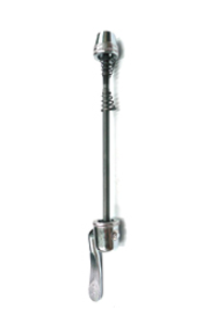Steel Quick Release Front Skewer - 128mm - Silver
