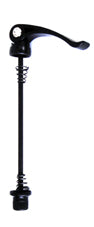 Alloy Quick Release Front Skewer - 128mm - Black