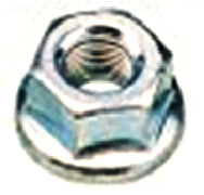 Flanged Front Axle Nut - 5/16" x 26T