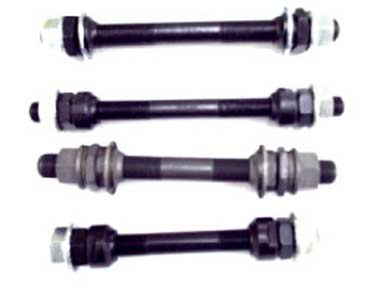 Front BMX Axle - 1/2" x 145mm with Cone & Nut