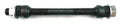 Rear BMX Axle - 1/2" x 185mm with Cone & Nut