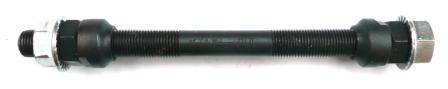 Rear BMX Axle - 1/2" x 185mm with Cone & Nut