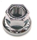 9mm Track Nut with Integrated Washer - Chrome