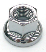 10mm Track Nut with Integrated Washer - Chrome