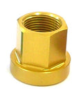 M14 Flanged Alloy Axle Nut - Gold