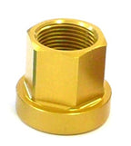 M14 Flanged Alloy Axle Nut - Gold