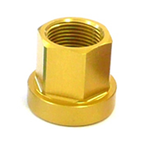 M14 Flanged Alloy Axle Nut - Gold