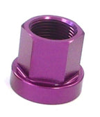 M14 Flanged Alloy Axle Nut - Purple