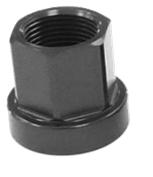 M14 Flanged Alloy Axle Nut - Black