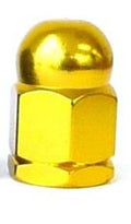 Alloy Axle Nut - 3/8" x 26TPI - Gold