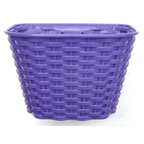 Plastic Front Basket For 16"-20" Bikes - Purple