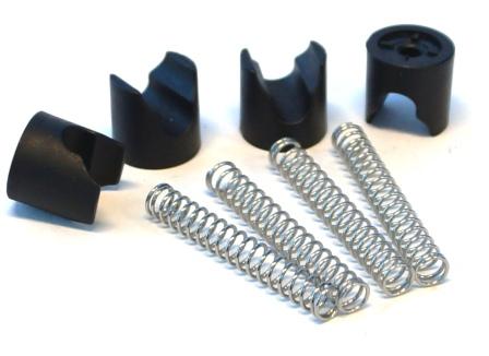 Spare Rubber Boots & Springs for Rear Mesh Basket - Set of 4