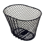 Mesh Front Basket For Kids Bike - Black