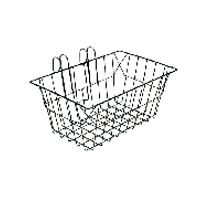 Front Wire Basket With Handle - Black