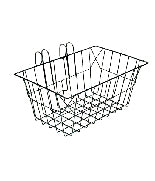 Front Wire Basket With Handle - Black