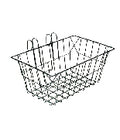 Front Wire Basket With Handle - Black