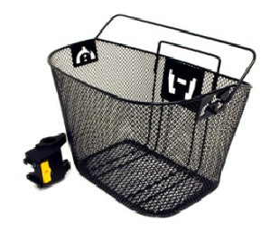 Front Mesh Basket With Fixed Angle Q/R - Black