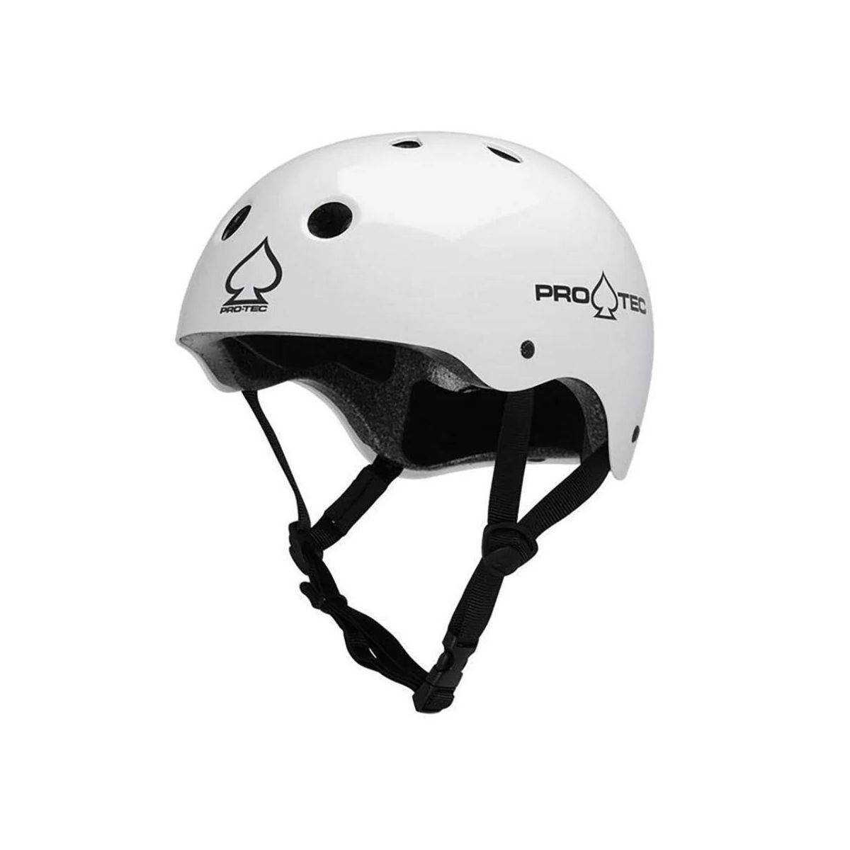 Pro-Tec Classic Certified BMX Helmet - Gloss White