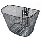 Mesh Front Basket With Fittings - Black