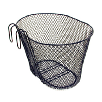 Hook On Mesh Front Basket - Black