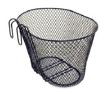 Hook On Mesh Front Basket - Black