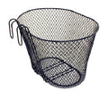 Hook On Mesh Front Basket - Black